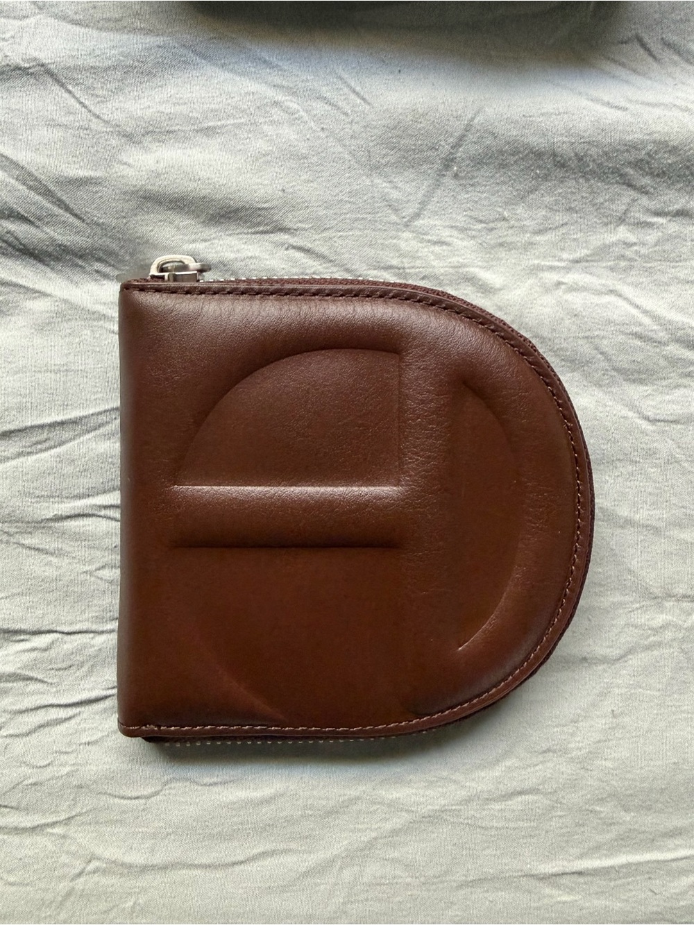 Telfar Zip Wallet - Brown Leather - New, no tags. In box.